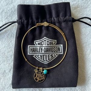 Harley Davidson Bangle Bracelet LIVE FREE RIDE HARD